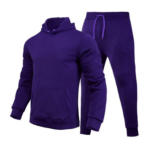survêtement homme, ensemble sport homme, sweat à capuche homme, jogging homme violet, survêtement deux pièces, idimba mode homme