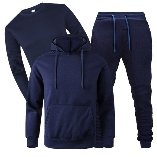 Ensemble de sport homme 3 pièces gris | Idimba.com