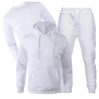 Ensemble de sport homme 3 pièces gris | Idimba.com