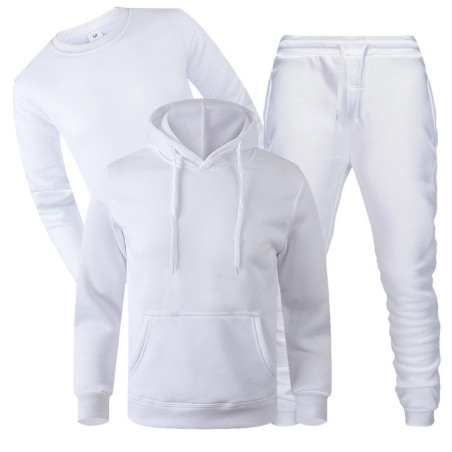 Ensemble de sport homme 3 pièces gris | Idimba.com