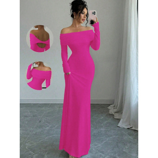 Robe longue épaules nues moulante – Soirée & Gala