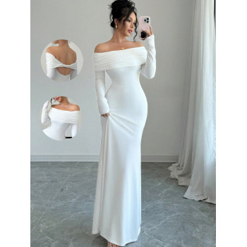 Robe longue épaules nues moulante – Soirée & Gala