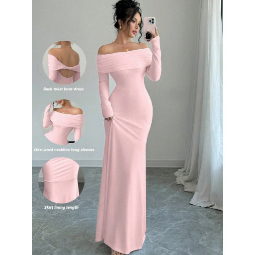 Robe longue épaules nues moulante – Soirée & Gala