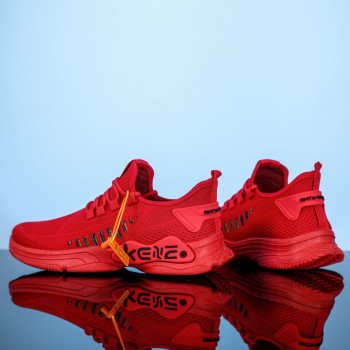 Baskets homme respirantes – Noir, gris ou rouge | Idimba